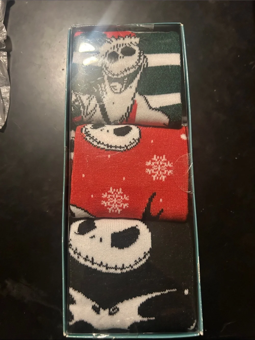 Bioworld Men's Themed Crew Socks - Black, Red, Green, White